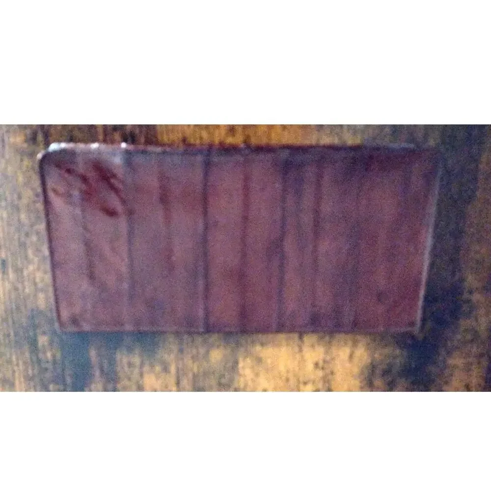 Vintage Genuine Eel Skin Men's Wallet, Deep Burgundy Mahogany